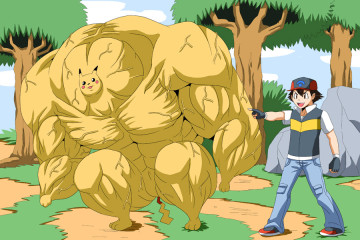 pikachu musculoso akai